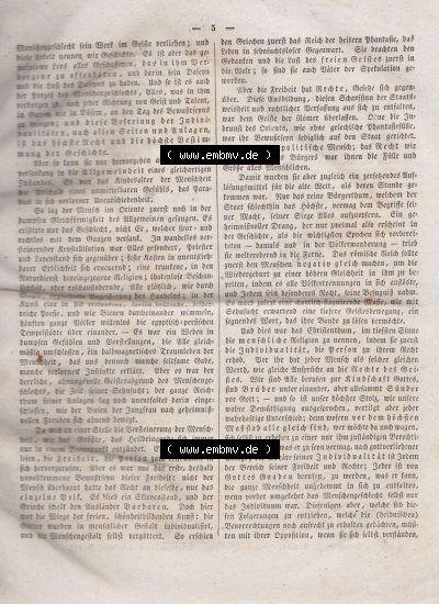 Morgenblatt 1832, 2 Januar, Nr 1, Seite 3, Eintritt in das Jahr 1832. Sammlung