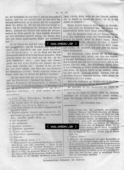 Morgenblatt 1832, 3 Januar, Nr. 1, Seite 4, Kunst-Blatt. Sammlung