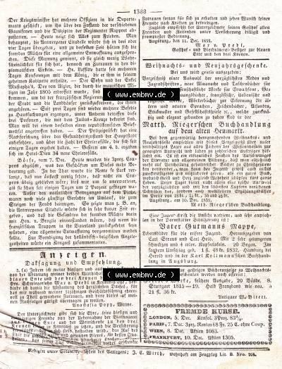 1832, 347, Mittwoch 12. Sammlung