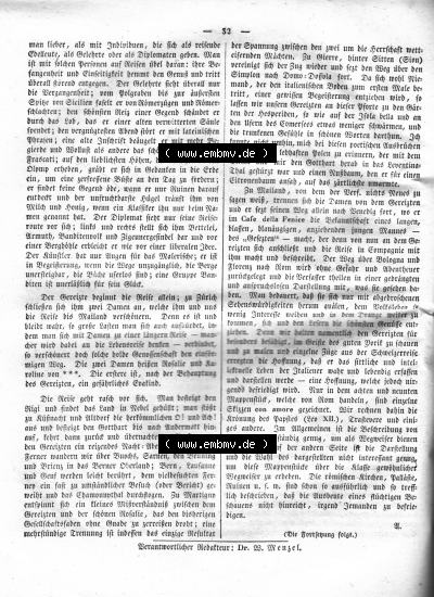 Morgenblatt 1832, Freitag 20 Januar, Nr. 8, Seite 32, Literatur-Blatt mit Länder und Völkerkunde. Sammlung