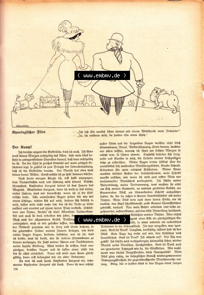 Meggendorfer-Blätter 1920, Nr. 1552, Seite 196, Ikonologischer Flirt Sammlung