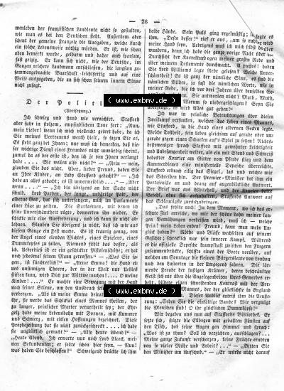 Morgenblatt 1832, Montag, 9 Januar, Nr. 7, Seite 26, Fortsetzung Der Politiker. Sammlung
