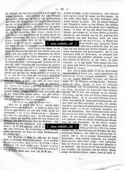 Morgenblatt 1832, Donnerstag, 12 Januar, Nr. 10, Seite 39, Psychologische Briefe von Fichte (Fortsetzung 2.). Sammlung