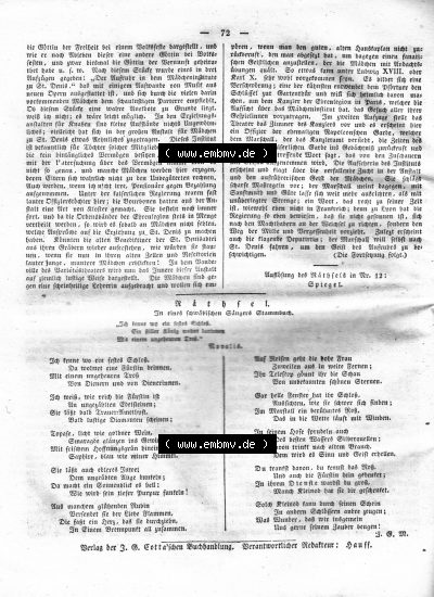 Morgenblatt 1832, Sonnabend, 21 Januar, Nr. 18, Seite 72, Die französische Deputiertenkammer. Sammlung