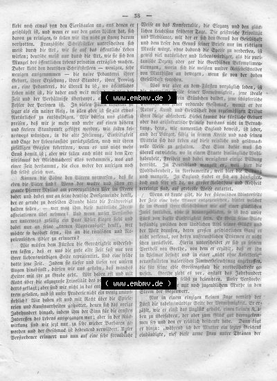 Morgenblatt 1832, Freitag 27 Januar, Nr. 10, Seite 38, Literatur-Blatt mit Länder und Völkerkunde. Sammlung