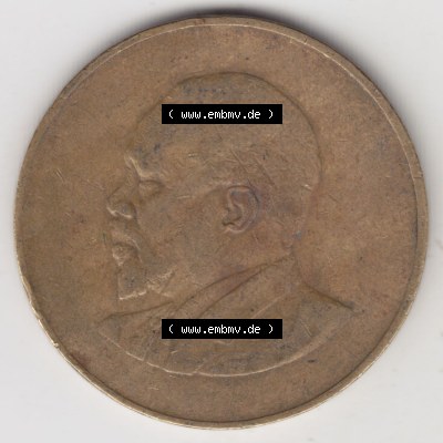 Münzen Afrika Kenia Umlaufmünzen 1966-1968, 10 Cents 1966. Rückseite einer Münze aus Kenia, Kenia befindet sich auf dem Kontinent Afrika. Hier befindet sich... Sammlung