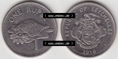 Münze aus der Republik der Seychellen - Republic of Seychelles Sammlung