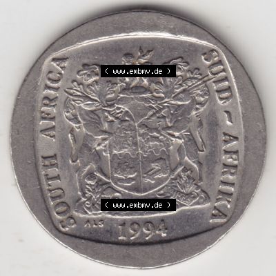 Münzen Afrika Südafrika Umlaufmünzen 1994-1995, 5 Rand 1994 (2) Sammlung