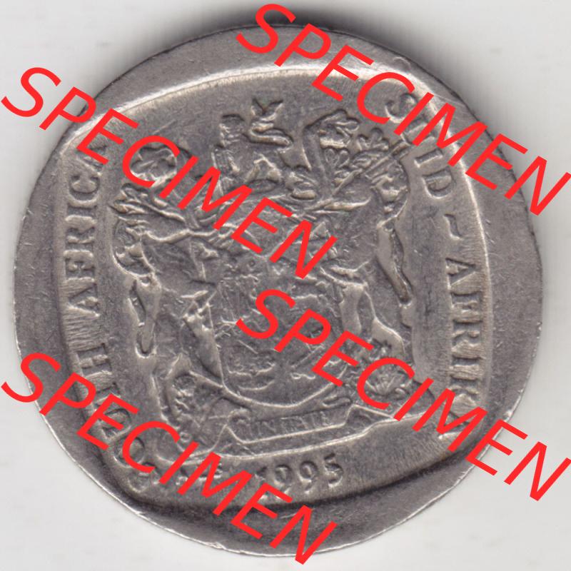 Münzen Afrika Südafrika Umlaufmünzen 1991-1995, 1 Rand 1995 (2) Sammlung