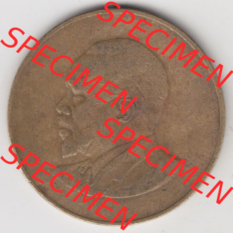 Münzen Afrika Kenia Umlaufmünzen 1966-1968, 10 Cents 1966. Rückseite einer Münze aus Kenia, Kenia befindet sich auf dem Kontinent Afrika. Hier befindet sich... Sammlung