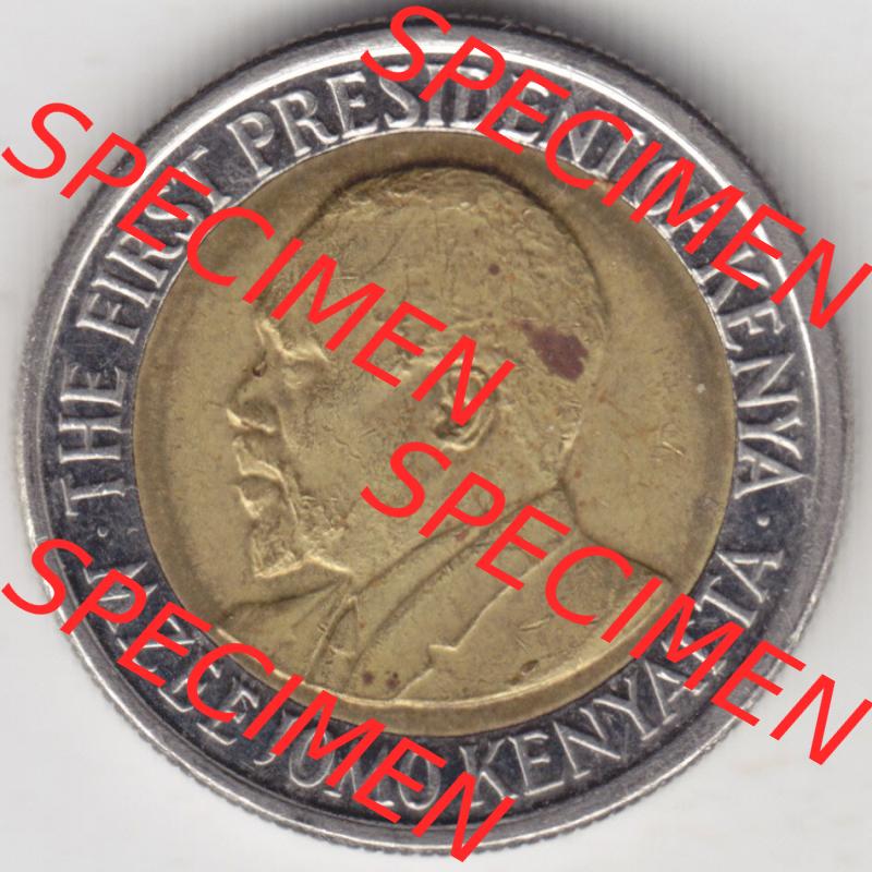 Münzen Afrika Kenia Umlaufmünzen 2010-2010, 5 Schilling - Shillings 2010. Rückseite einer Münze aus Kenia, Kenia befindet sich auf dem Kontinent Afrika. Hier... Sammlung