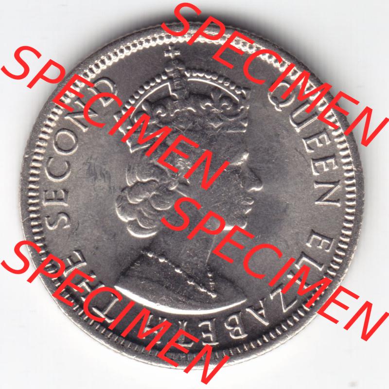 Münzen Afrika Mauritius Umlaufmünzen 1960-1978, 0,25 Quarter Rupie 1978. Rückseite einer Münze aus Mauritius, Mauritius befindet sich auf dem Kontinent Afrika.... Sammlung