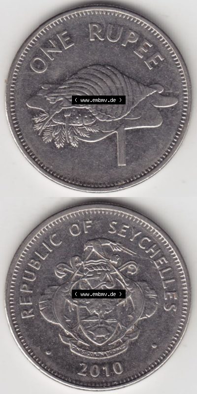 Münze aus der Republik der Seychellen - Republic of Seychelles Sammlung