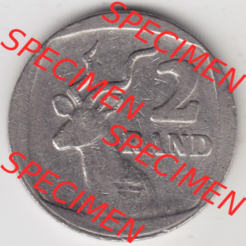 Münzen Afrika Südafrika Umlaufmünzen 1989-1995, 2 Rand 1991 (1) Sammlung