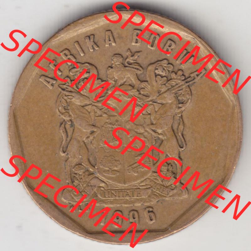 Münzen Afrika Südafrika Umlaufmünzen 1996-2000, 50 Cent 1996 (2) Sammlung