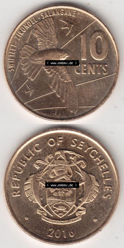 Münze aus der Republik der Seychellen - Republic of Seychelles Sammlung