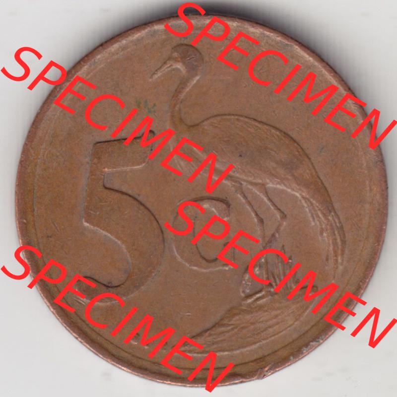 Münzen Afrika Südafrika Umlaufmünzen 1996-2000, 5 Cent 1997 (1) Sammlung