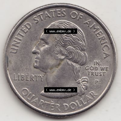 Amerika USA 2000-2000, 0,25 Dollar Quarter Dollar Massachusetts 1788 (2) Sammlung