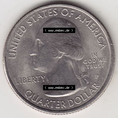 Amerika USA 2015-2015, 0,25 Dollar Quarter Dollar Saratoga, New York (2) Sammlung