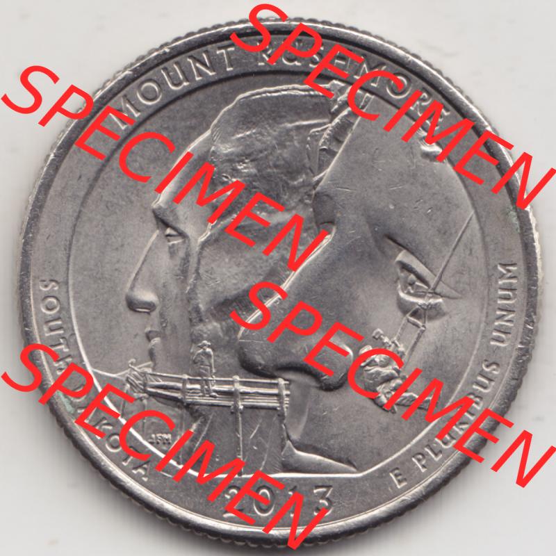 Amerika USA 2013-2013, 0,25 Dollar Quarter Dollar Mount Rushmore, South Dakota (1) Sammlung