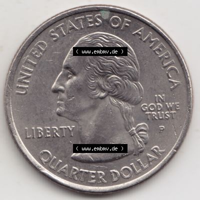 Amerika USA 2001-2001, 0,25 Dollar Quarter Dollar North Carolina 1789 (2) Sammlung