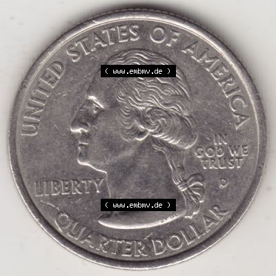 Amerika USA 2001-2001, 0,25 Dollar Quarter Dollar Kentucky 1792 (2) Sammlung