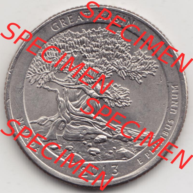 Amerika USA 2013-2013, 0,25 Dollar Quarter Dollar Great Basin, Nevada (1) Sammlung