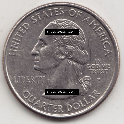 Amerika USA 2005-2005, 0,25 Dollar Quarter Dollar Oregon 1859 (2) Sammlung