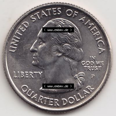 Amerika USA 2004-2004, 0,25 Dollar Quarter Dollar Florida 1845 (2) Sammlung