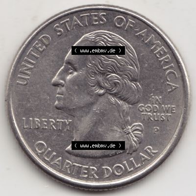 Amerika USA 2001-2001, 0,25 Dollar Quarter Dollar Vermont 1791 (2) Sammlung