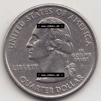 Amerika USA 2006-2006, 0,25 Dollar Quarter Dollar Colorado 1876 (2) Sammlung
