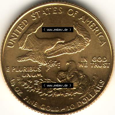 Amerika USA Goldmünze American Eagle 1/4 Unze Viertel-Unze (2) Sammlung