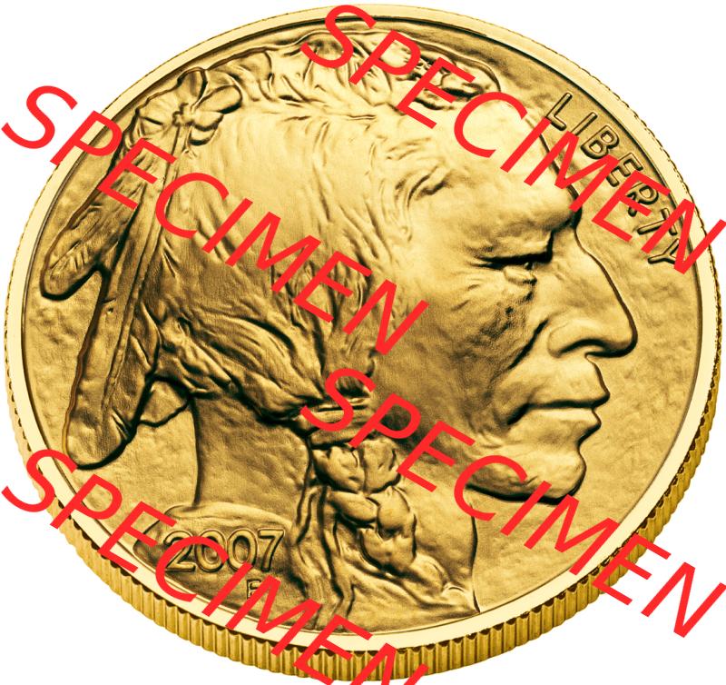 Amerika USA Goldmünze 2007, 50 Dollar 1 Unze Buffalo (1) Sammlung