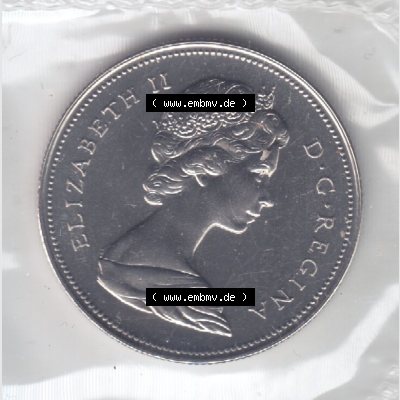 Kanada / Canada Umlaufmünze 1968-1976, 50 Cent 1976. Hier befindet sich die Rückseite einer Umlaufmünze 1976 aus Kanada als Digitales Bild im online Katalog zum katalogisieren... Sammlung