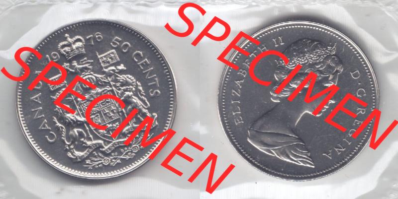 Kanada / Canada Umlaufmünze 1968-1976, 50 Cent 1976. Hier befindet sich die Horizontale Ansicht einer Umlaufmünze 1976 aus Kanada als Digitales Bild im online Katalog zum katalogisieren... Sammlung