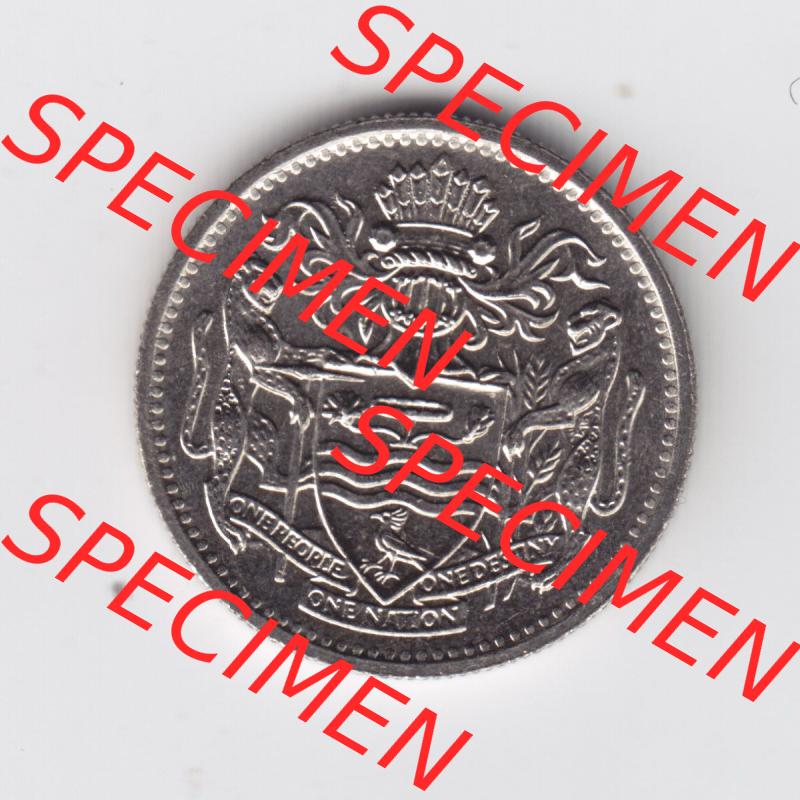 Münzen Guyana 1991, 10 Ten Cents. Hier befindet sich die Rückseite einer Umlaufmünze aus Guyana als Digitales Bild im online Katalog zum katalogisieren und kategorisieren der... Sammlung