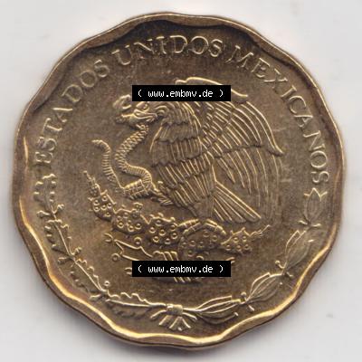 Münzen Mexiko / Mexico 1992-2009, 50 Centavos 1999. Hier befindet sich die Rückseite einer Umlaufmünze aus Mexiko / Mexico als Digitales Bild im online Katalog zum katalogisieren... Sammlung