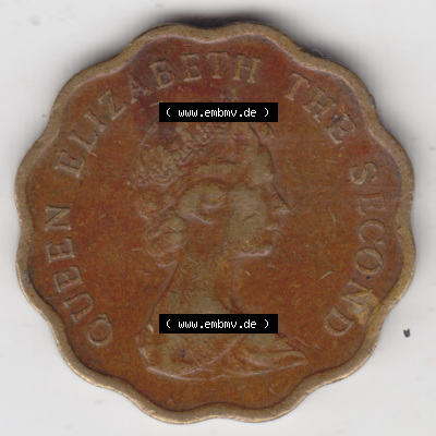 Münze Hong-Kong 1975-1983, 20 Cents (2) Sammlung