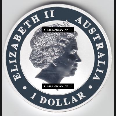 Münze Australien Kookaburra 1 Dollar 1-OZ Silver / 1 Unze Silber 2013 (2) Sammlung