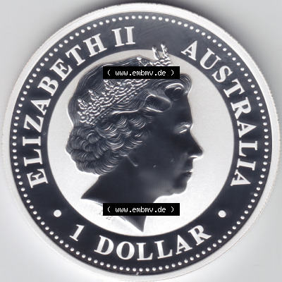 Münze Australien Kookaburra 1 Dollar 1-OZ Silver / 1 Unze Silber 1999 (2) Sammlung