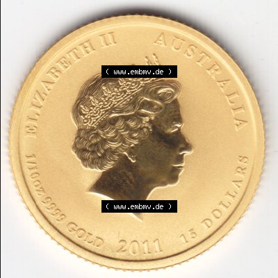 Münze Australien Lunar 2011-2011, 15 Dollars (2) Sammlung