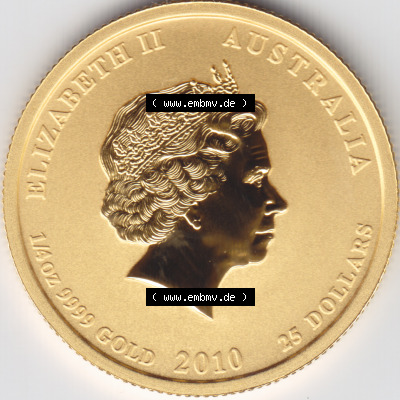 Münze Australien Lunar 2010-2010, 25 Dollars (2) Sammlung