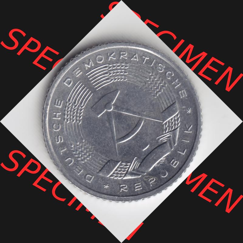 1958-1990, 50 Pfennig, Münzen-Rückseite der 50 Pfennig Deutschland der DDR, der Deutschen Demokratischen Republik, die DDR Münzen können auf EMBMV im Katalog... Sammlung