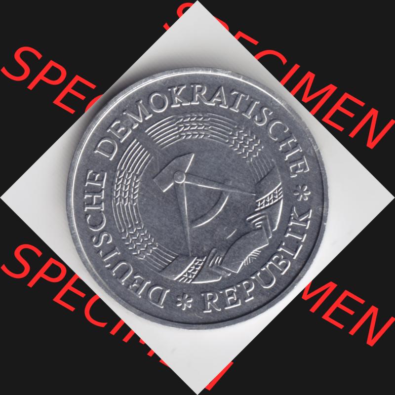 1962-1990, 1 Mark, Münzen-Rückseite des 1 Mark-Stückes aus Deutschland der DDR, der Deutschen Demokratischen Republik, die DDR Münzen können auf EMBMV im... Sammlung
