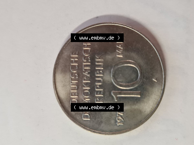 DDR 10 Mark Gedenkmünze, Alles mit dem Volk - Alles für das Volk 1949 - 1974 (1) Sammlung