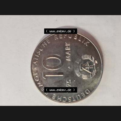 DDR 10 Mark Gedenkmünze 1972, 25 Jahre Warschauer Vertrag aus DDR Münzen Sammlung. (2) Sammlung