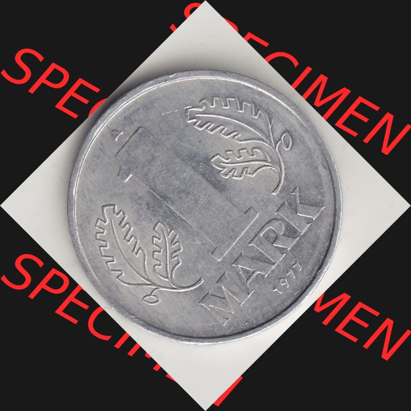 DDR Münze 1956-1990 Umlaufmünze / Kursmünze 1972-1990, A 1 Mark 1977-2. Rückseite der 1-Mark Münzen der DDR. Hier im online Katalog befinden sich 1 Mark-Stücke,... Sammlung