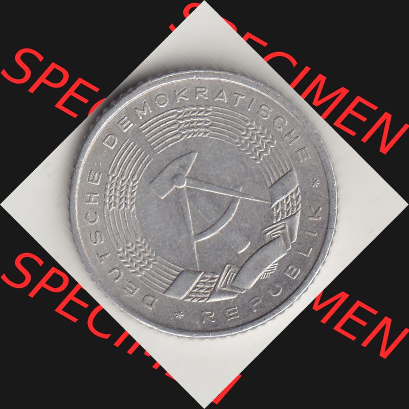DDR Münze 1958-1990 Umlaufmünze / Kursmünze 1958-1990, A 50 Pfennig 1981-1 der DDR-Mark. Vorderseite der 50 Pfennig Münze der DDR. Hier im online Katalog befinden... Sammlung