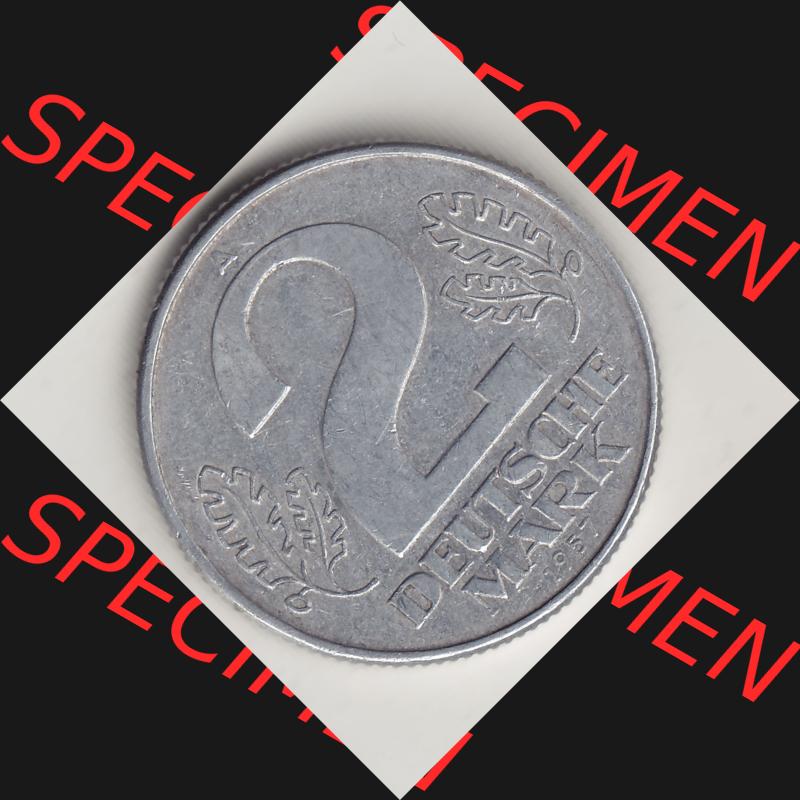 DDR Münze 1957-1990 Umlaufmünze / Kursmünze 1957-1957, A 2 Deutsche Mark 1957-1. Rückseite der 2-Mark Münzen der DDR. Hier im online Katalog befinden sich... Sammlung