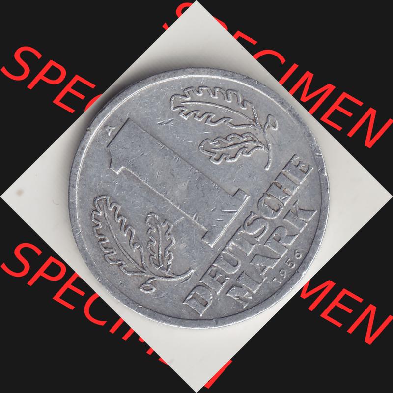 DDR Münze 1956-1990 Umlaufmünze / Kursmünze 1956-1963, A 1 Deutsche Mark 1956-2. Rückseite der 1-Mark Münzen der DDR. Hier im online Katalog befinden sich... Sammlung
